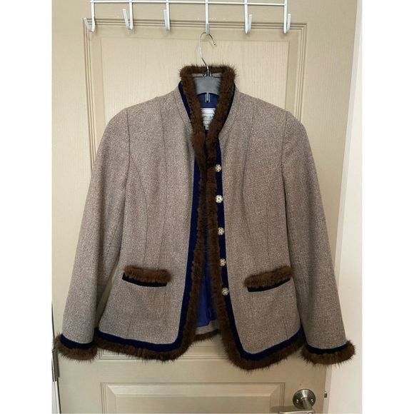 Vintage Susanne Spatt 100% LAMBSWOOL Blazer - Picture 1 of 11